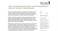 Desktop Screenshot of politeia.org.mx