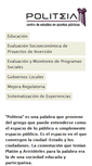 Mobile Screenshot of politeia.org.mx