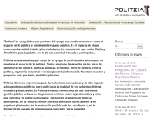 Tablet Screenshot of politeia.org.mx